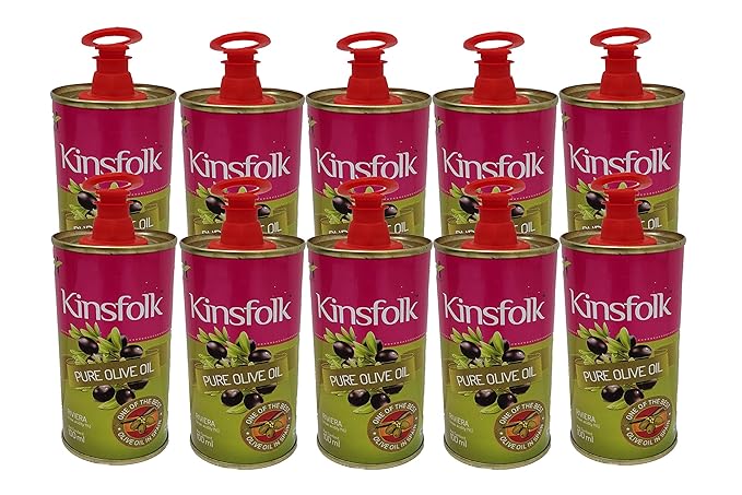 Kinsfolk Pure Olive Oil Tin - 100 ml (( Pack of 10 ))