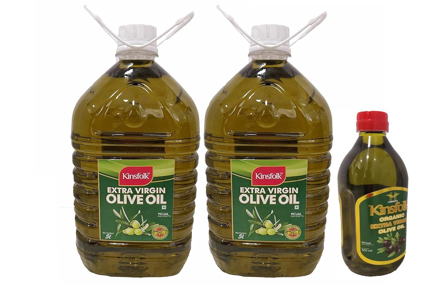 Kinsfolk PREMIUM Extra Virgin Olive Oil - 5 LTR(PACK OF 5)