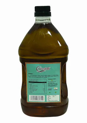 Kinsfolk Cold Pressed Gingelly/Sesame Oil ( Virgin, Chekku/Ghani) Sesame Oil Can - 2 Ltr