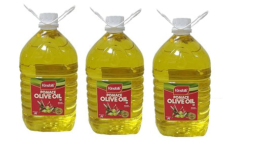 BUY 3 Pomace Olive Oil - 5 Ltr (( Get FREE 100 ml 3 Pcs ))
