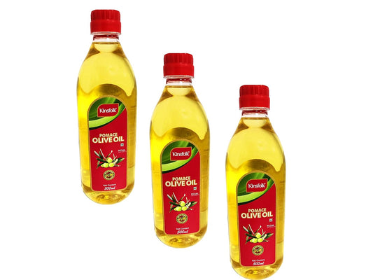Kinsfolk POMACE Olive Oil - 500 ml ((Pack Of 3))
