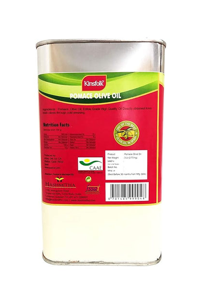 Kinsfolk Pomace Olive Oil - 3 LTR