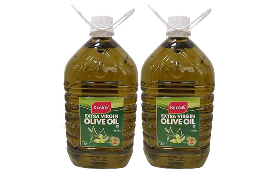 Kinsfolk Extra Virgin Olive Oil - 5 Ltr ((PACK OF 2))